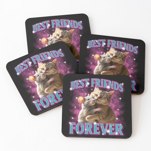 Item preview, Best Friends Forever – Cat & Mouse Sparkle Hug Tee  designed and sold by corie-noon.