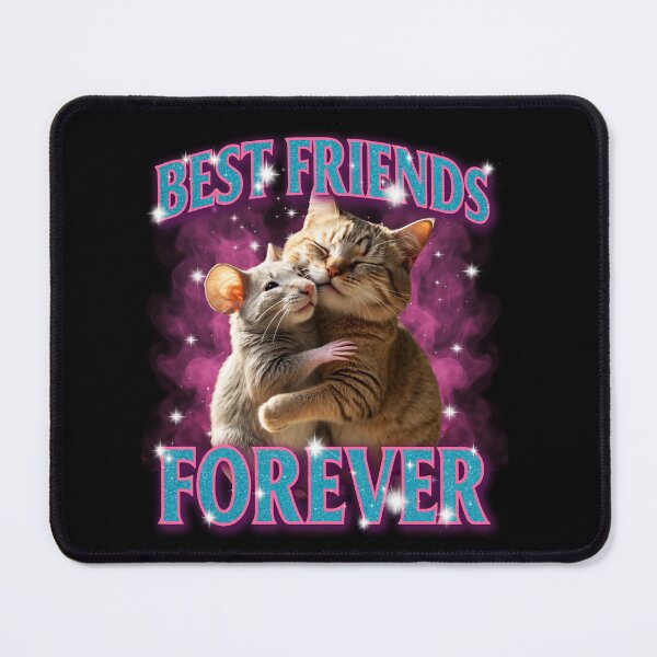 Item preview, Best Friends Forever – Cat & Mouse Sparkle Hug Tee  designed and sold by corie-noon.