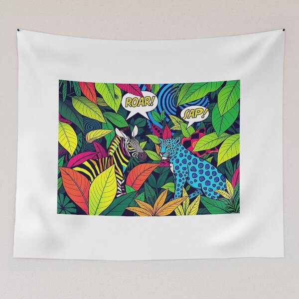 Item preview, Pop Art Wildlife Mashup designed and sold by Zazeyy.