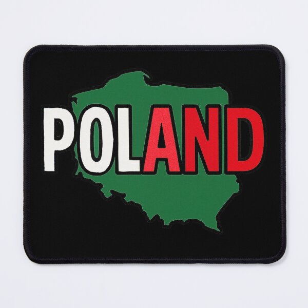 Item preview, Poland Map and Flag Colors designed and sold by Myra365Art.