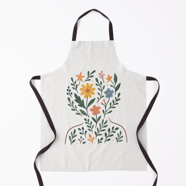 Item preview, Wildflower Soul – Floral Human Silhouette | Boho Calm & Spiritual Aesthetic designed and sold by ColorSplash123.
