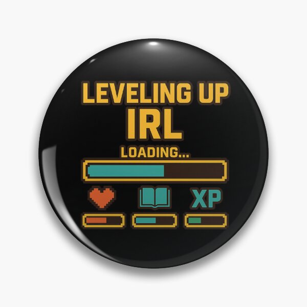 Item preview, Leveling Up IRL Retro Gamer Loading Bar | Gamer Self-Improvement Pixel Art designed and sold by DJCApparel.
