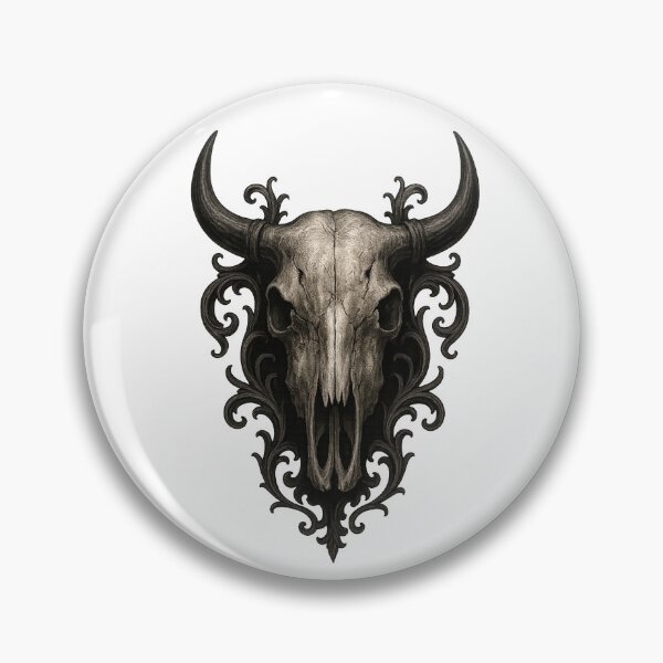 Item preview, Cool Steer Skull designed and sold by FarieArt.
