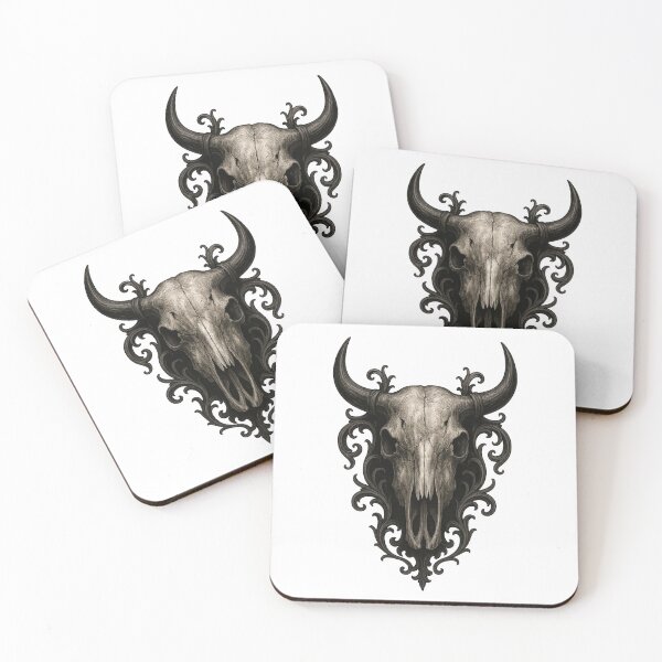 Item preview, Cool Steer Skull designed and sold by FarieArt.