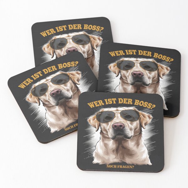 Item preview, Who's the Boss? – Cool Labrador design with sunglasses and attitude designed and sold by Globuwear.