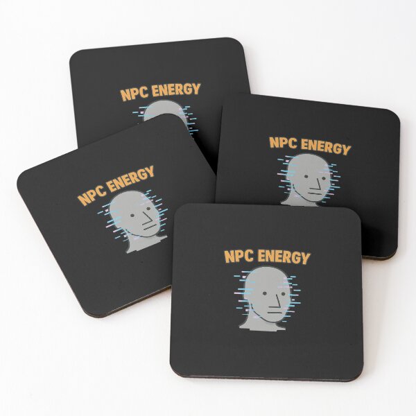 Item preview, NPC Energy Meme Glitch Face | Funny Internet Culture Pixel Design designed and sold by DJCApparel.