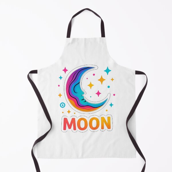 Item preview, Psychedelic Crescent Moon – Mystical Celestial Art 2 designed and sold by sifo2024.