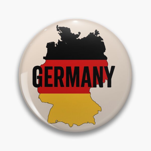 Item preview, Germany Map with Flag Colors designed and sold by FineArtsPro.