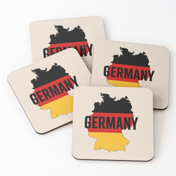 Item preview, Germany Map with Flag Colors designed and sold by Myra365Art.