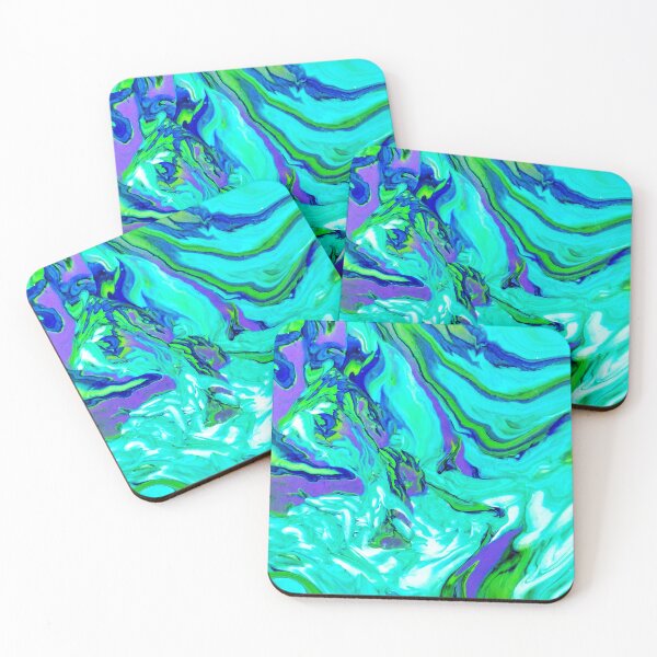 Item preview, turquoise tides designed and sold by 108 Creative.