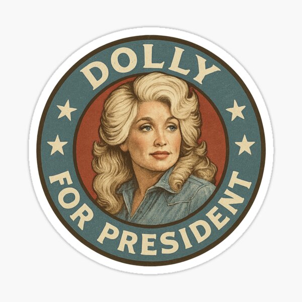 Item preview, Vintage Volume - Dolly for President designed and sold by Electric Menagerie.