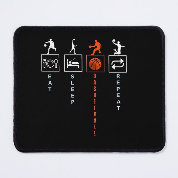 Item preview,  Eat Sleep Basketball Repeat - Daily Routine Infographic designed and sold by SunsCreation.