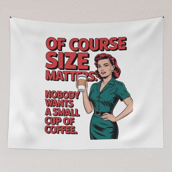 Item preview, Size matters - Coffee - Caffiene my love language - Coffee rules - Coffee is good for you - Coffee for all - Get the new coffee - Don't forget the coffee - Where is your coffee designed and sold by JansenGS.