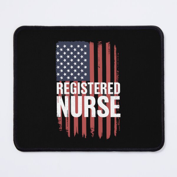 Item preview, Registered Nurse Proud American Flag USA designed and sold by splindoershop.
