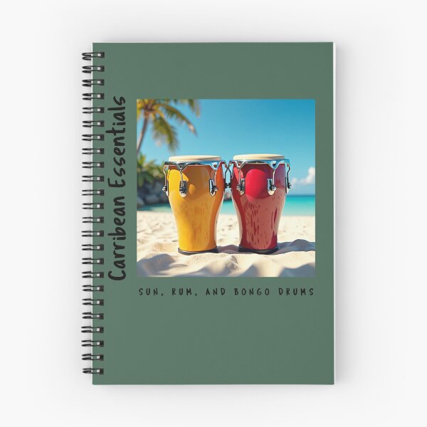 Item preview, Carribean Essentials Bongo Drums designed and sold by OneHappyIguana.