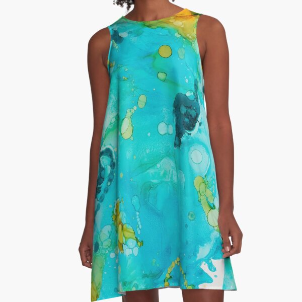 Waterscape A-Line Dress