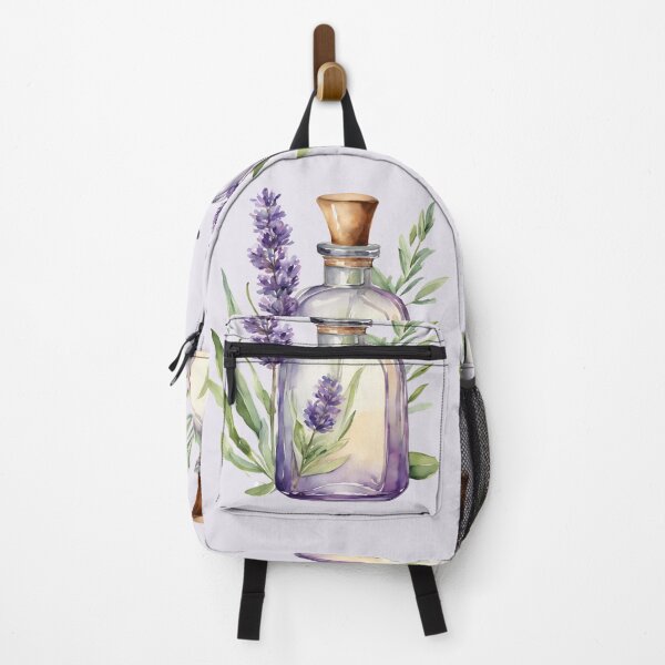 Item preview, Perfume Bottle Watercolor, Lavender Perfume, Perfume, Paris, Purple Flowers, Watercolor, Hydrangea designed and sold by KolorellaS.