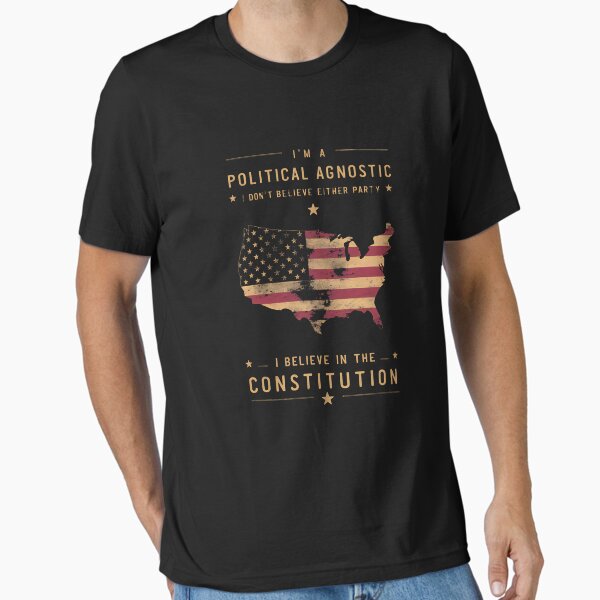 Item preview, Political Agnostic Believe In The Constitution designed and sold by HerJournal.