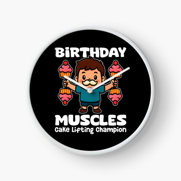 Item preview, BIRTHDAY MUSCLES: CAKE LIFTING CHAMPION - BIRTHDAY GIFT designed and sold by KEF Custom.