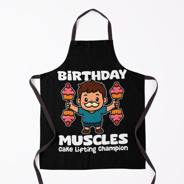 Item preview, BIRTHDAY MUSCLES: CAKE LIFTING CHAMPION - BIRTHDAY GIFT designed and sold by KEF Custom.
