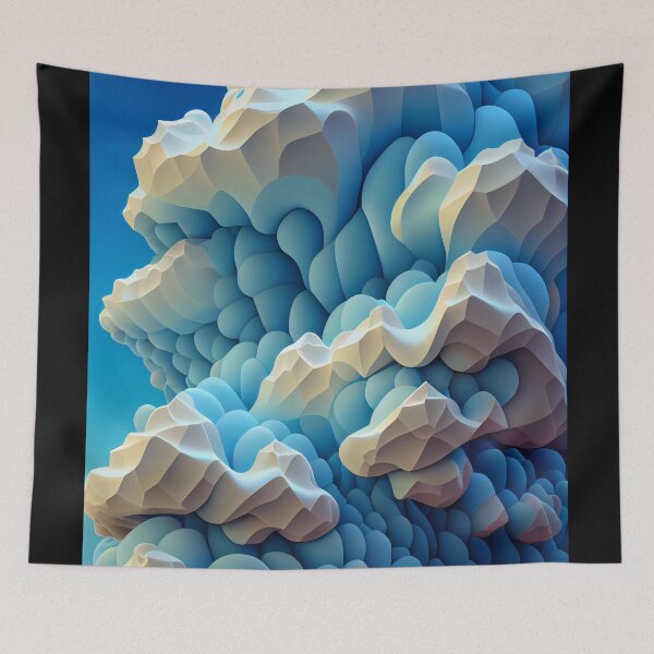 Item preview, Abstract Cloudscape Dream: Modern Sky Art designed and sold by ShadowAndSlate.