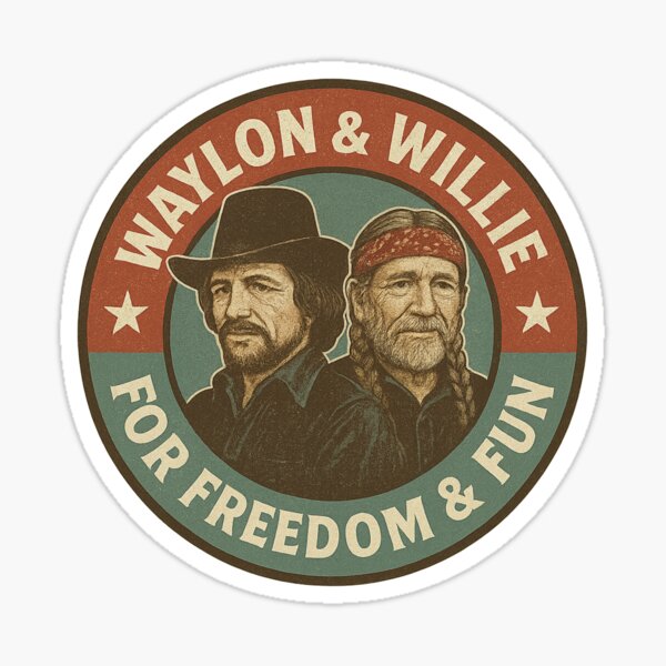 Item preview, Vintage Volume - Waylon & Willie designed and sold by Electric Menagerie.