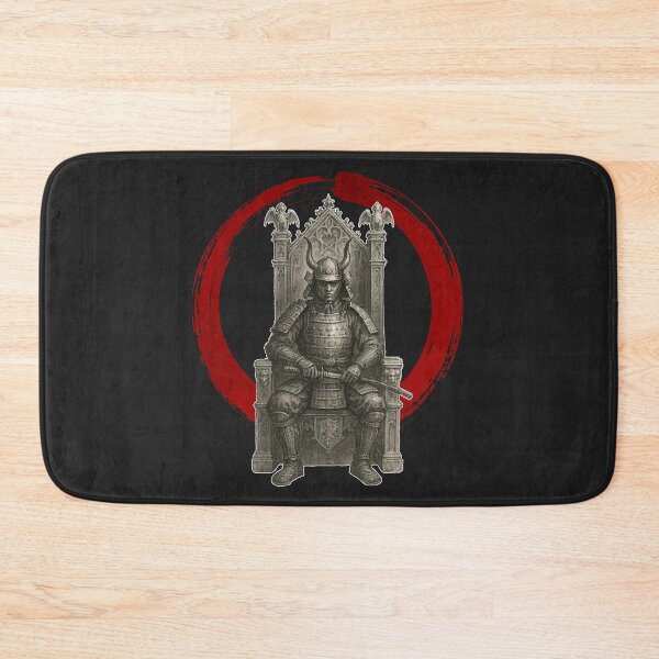 Item preview, Stoic Samurai Warrior on European Throne: Unyielding Spirit designed and sold by Analog-attire.
