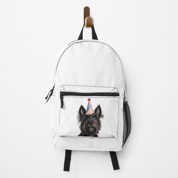Item preview, Cute Skye Terrier dog with Party Hat Birthday Celebration designed and sold by LazyOwlStore.