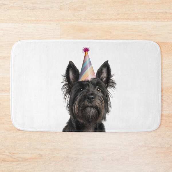 Item preview, Cute Skye Terrier dog with Party Hat Birthday Celebration designed and sold by LazyOwlStore.