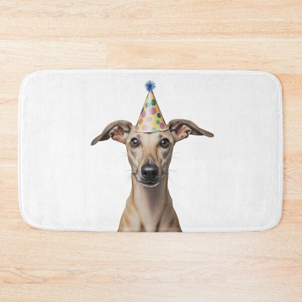 Item preview, Cute Sloughi dog with Party Hat Birthday Celebration designed and sold by LazyOwlStore.