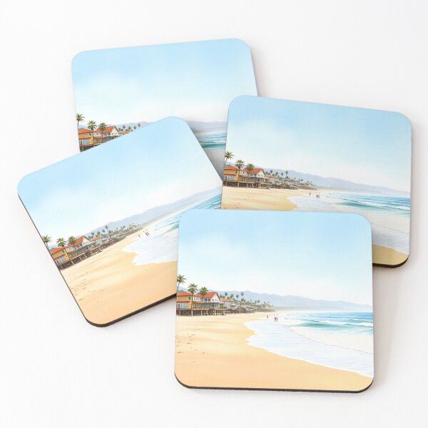 Item preview, Malibu Beach, California: Golden Sands & Swaying Palms designed and sold by LSVart.
