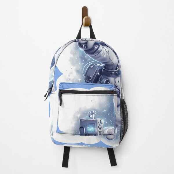 Item preview, White Rabbit Astronaut Messenger with Hologram Scroll & Heart Space Patches designed and sold by Prithbyshop.