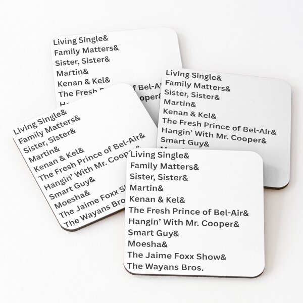 Item preview, Black Sitcoms of the 90's designed and sold by GiantSquid1.