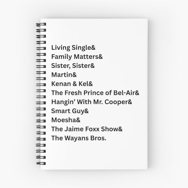 Item preview, Black Sitcoms of the 90's designed and sold by GiantSquid1.