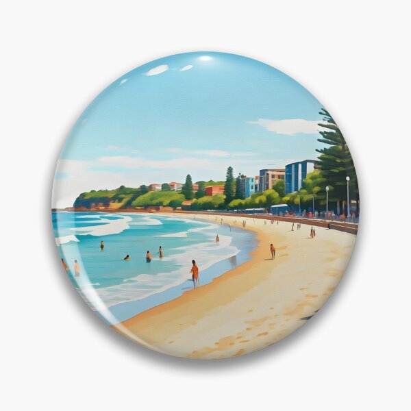 Item preview, Manly Beach: Bright Summer Day on Sydney’s Shore designed and sold by LSVart.