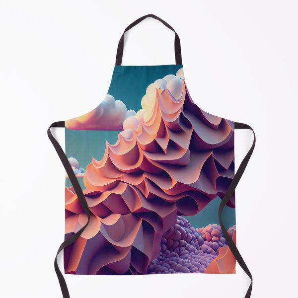 Item preview, Pastel Cloud Mountain: Abstract Dreamscape designed and sold by ShadowAndSlate.