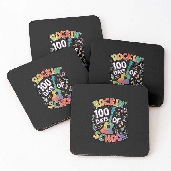 Item preview, Rockin' 100 Days of School Guitar Student Music Teacher designed and sold by splindoershop.