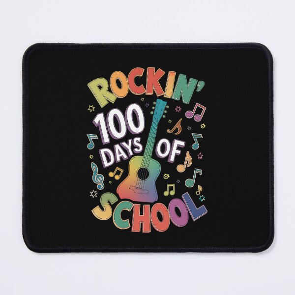 Item preview, Rockin' 100 Days of School Guitar Student Music Teacher designed and sold by splindoershop.
