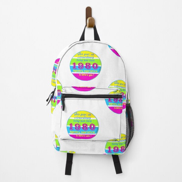Item preview, Birthday 1980 in a circle with 80s colors designed and sold by fifou96.
