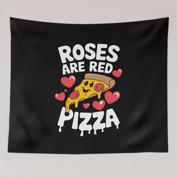 Item preview, Roses Are Red Blah Pizza Funny Single Valentine Day Food designed and sold by splindoershop.