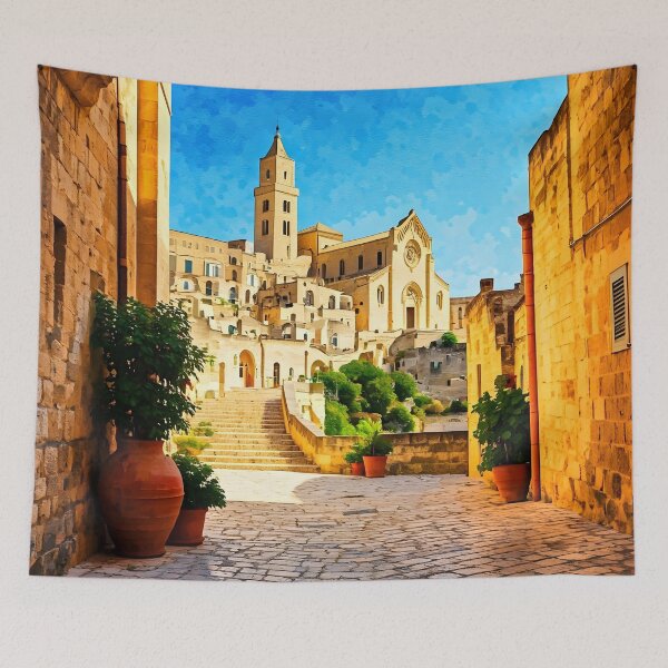 Item preview, Matera Cathedral: Majesty Above the Ancient Sassi designed and sold by LSVart.