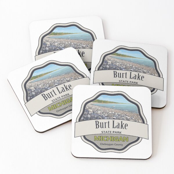 Item preview, Burt Lake State Park, Cheboygan County, Michigan designed and sold by Wanderful-roads.