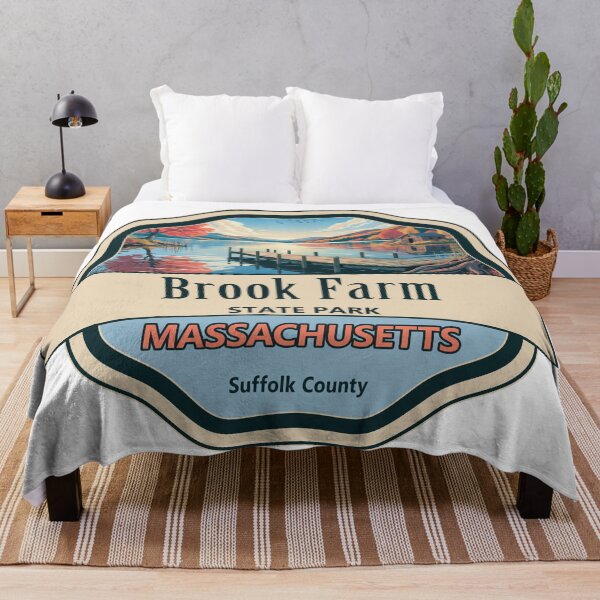 Item preview, Brook Farm Historic Site, Suffolk County, Massachusetts designed and sold by Wanderful-roads.