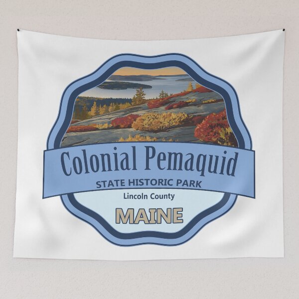 Item preview, Colonial Pemaquid State Historic Site, Lincoln County, Maine designed and sold by Wanderful-roads.