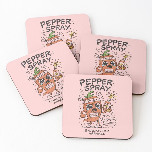 Item preview, Pepper Spray – Spicy Kawaii Chaos Tee designed and sold by Snackwear Apparel.