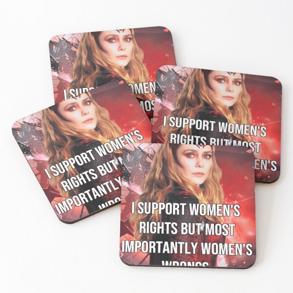 Item preview, Scarlet Witch I support women's rights & wrongs designed and sold by DragonYEE.