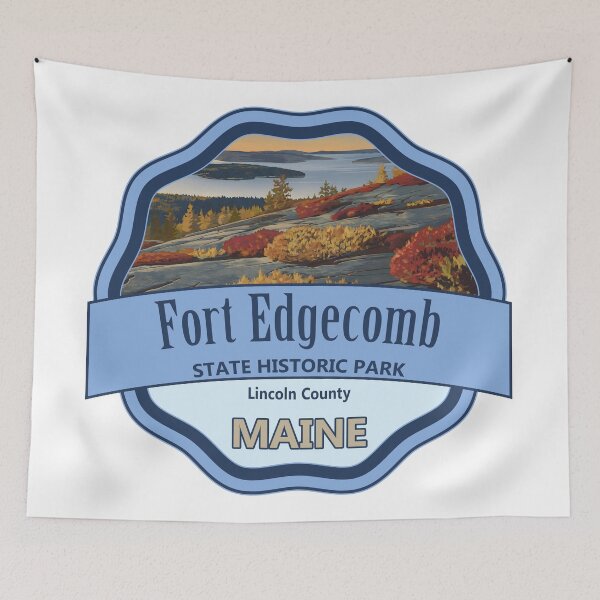 Item preview, Fort Edgecomb State Historic Site, Lincoln County, Maine designed and sold by Wanderful-roads.