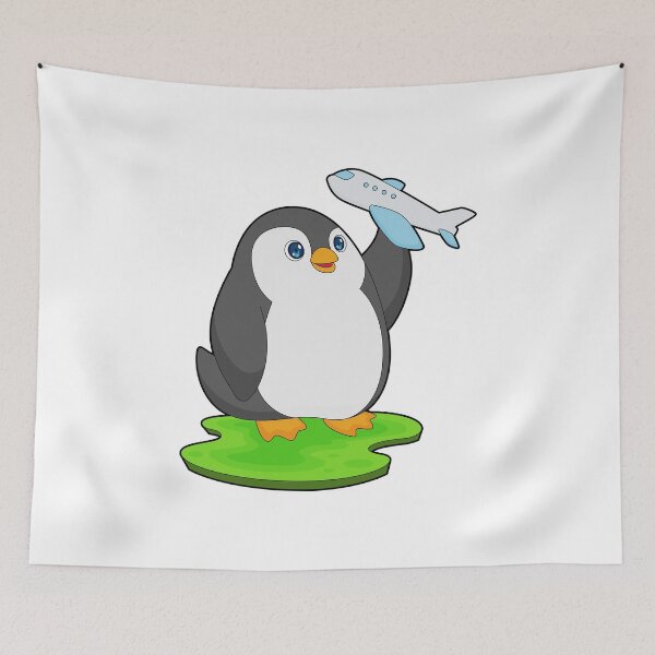 Item preview, Penguin Airplane designed and sold by Snabdesign84.