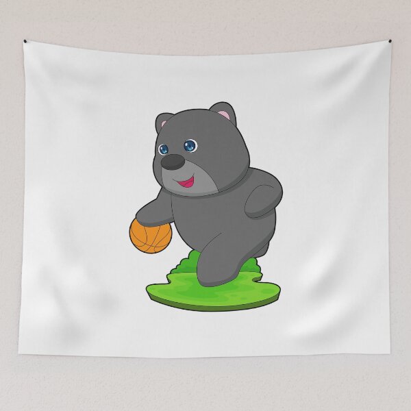 Item preview, Bear Basketball player Basketball designed and sold by Snabdesign84.