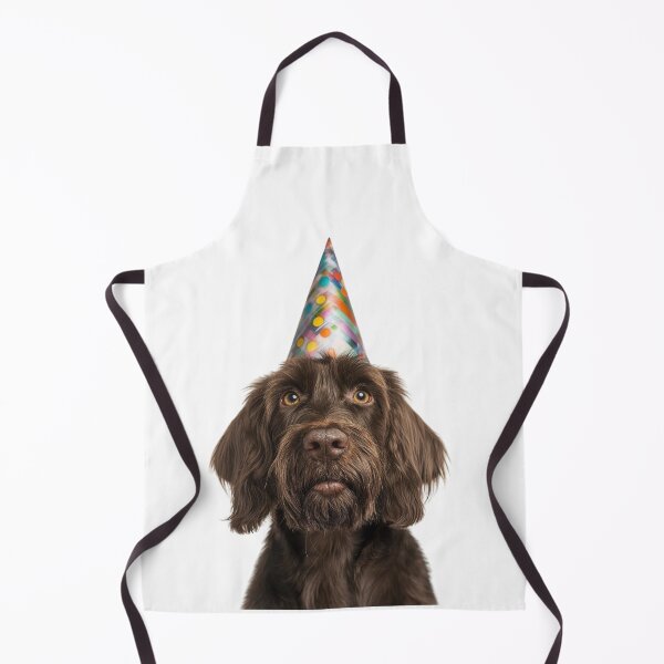 Item preview, Cute Spinone Italiano dog with Party Hat Birthday Celebration designed and sold by LazyOwlStore.